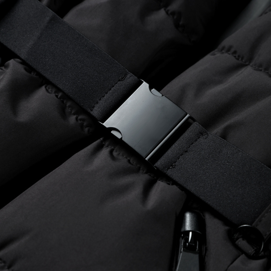 Women’s Belted Puffer Jacket – Warm, Water-Resistant & Stylish Winter Coat