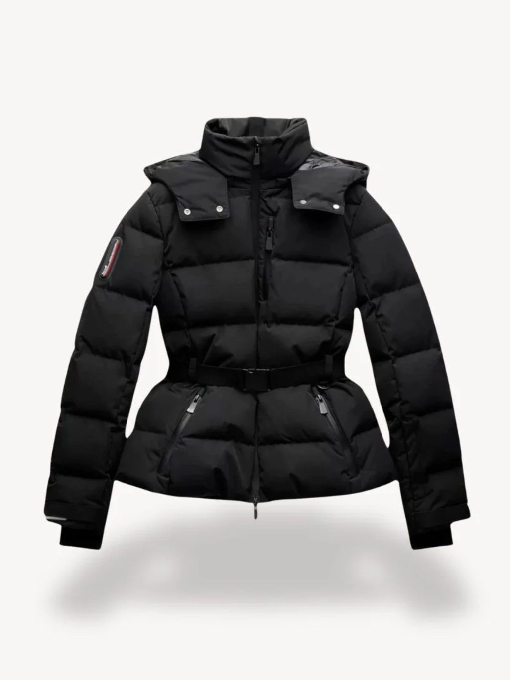 Women’s Belted Puffer Jacket – Warm, Water-Resistant & Stylish Winter Coat